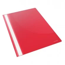 CARTELLINA PPL CON FERMAFOGLI 21X29,7 ROSSO REPORT FILE ESSELTE (Conf.25)