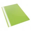 CARTELLINA PPL CON FERMAFOGLI 21X29,7 VERDE REPORT FILE ESSELTE (Conf.25)