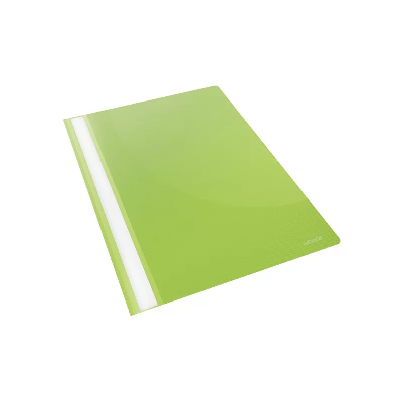 CARTELLINA PPL CON FERMAFOGLI 21X29,7 VERDE REPORT FILE ESSELTE (Conf.25)