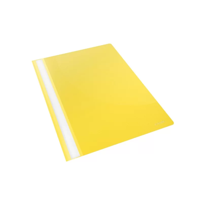 CARTELLINA PPL CON FERMAFOGLI 21X29,7 GIALLO REPORT FILE ESSELTE (Conf.25)