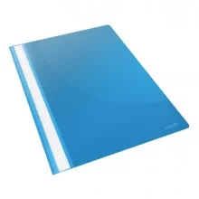 CARTELLINA PPL CON FERMAFOGLI 21X29,7 AZZURRO REPORT FILE ESSELTE (Conf.25)