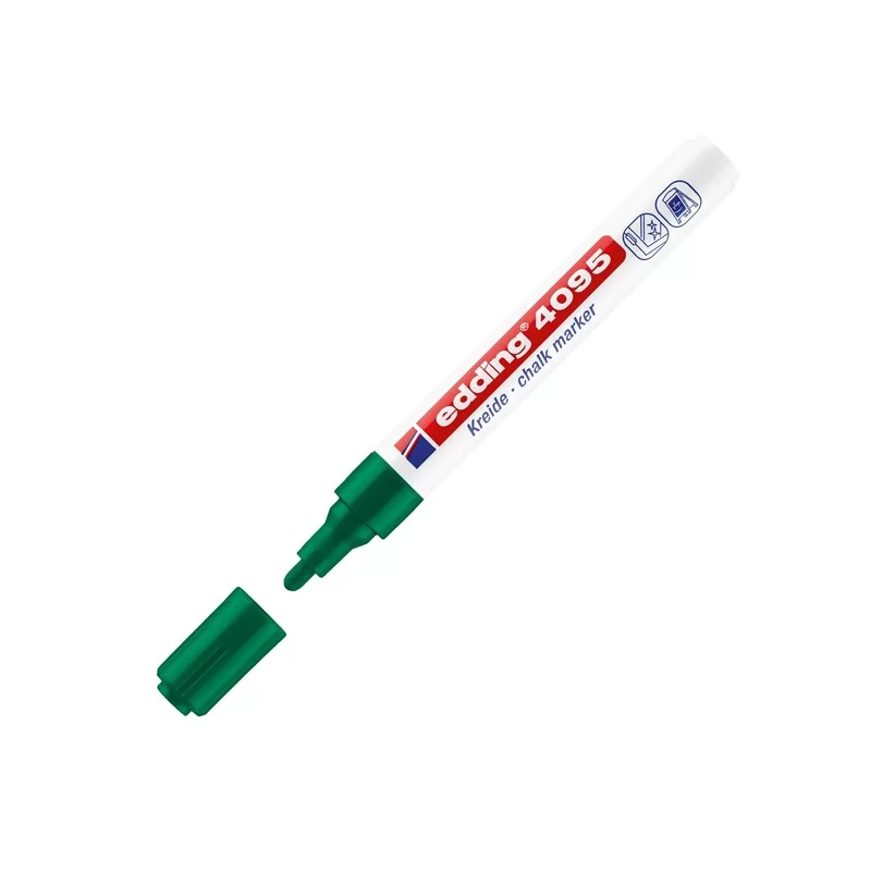 Marcatore EDDING 4095 punta conica gesso liquido verde