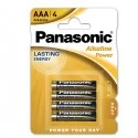 BLISTER 4 PILE MINISTILO ALKALINE AAA 1,5V PANASONIC FUORI CATALOGO