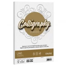 Carta CALLIGRAPHY LINO 120gr A4 50fg bianco 01 FAVINI