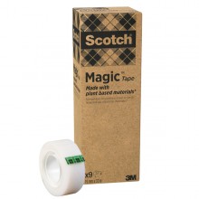 PACK 9 ROTOLI Scotch® Magic™ 900 19X33 INVISIBILE ECOLOGICO