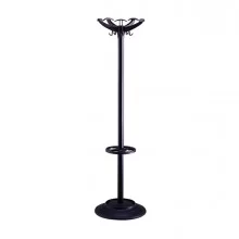 APPENDIABITI 168CM A 5 POSTI C/PORTAOMBRELLI NERO