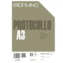 Protocollo bianco 200fg 60gr f.to A3 chiuso (21x29,7cm) Fabriano FUORI CATALOGO