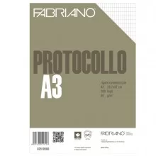 Protocollo commerciale 200fg 60gr f.to A3 chiuso (21x29,7cm) Fabriano FUORI CATALOGO