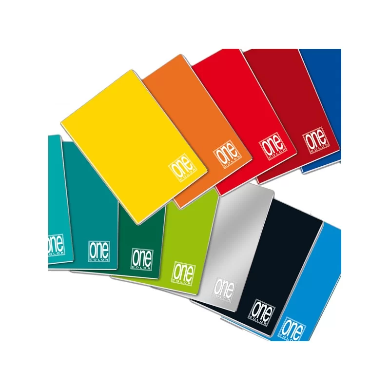 QUADERNO A5 4mm 20fg+1 80gr ONE COLOR BLASETTI (Conf.10)