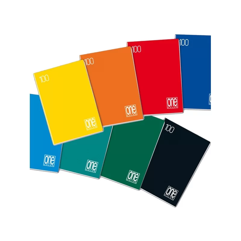 MAXIQUADERNO 210x297mm A4 18fg+1 100gr 5mm c/margine ONE COLOR BLASETTI (Conf.10)