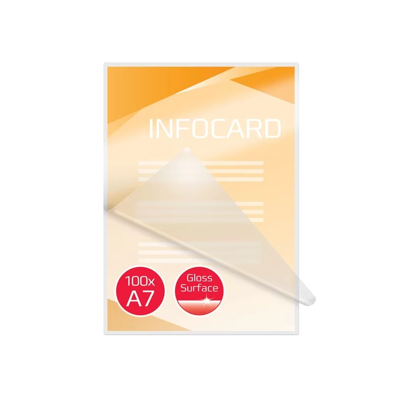 Scatola 100 pouches 2x125mic 80x111mm A7 GBC (Conf.5)