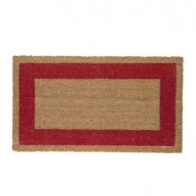 ZERBINO COCCO C/FONDO IN VINILE 45X80CM ROSSO VELCOC