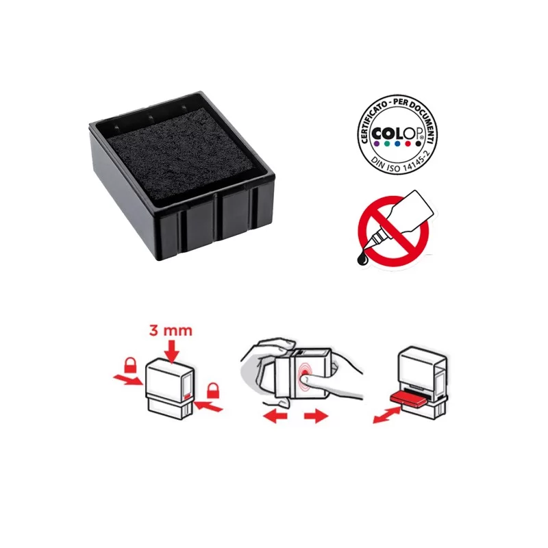 TAMPONE COLOP E/Q43 NERO (Conf.5)