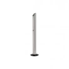 PORTACENERE INOX CON BASE H 92CM