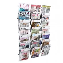 ESPOSITORE DA PARETE A 21 TASCHE A4 IN METALLO ALBA