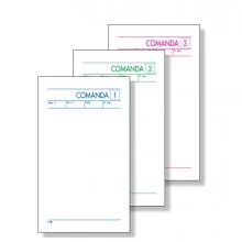 BLOCCO COMANDE 25FOGLI 3 COPIE AUTOCOPIANTE 10X17CM ART 512/3 BM (Conf.10)