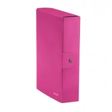 Scatola progetto WOW dorso 8cm fucsia metal LEITZ (Conf.5)