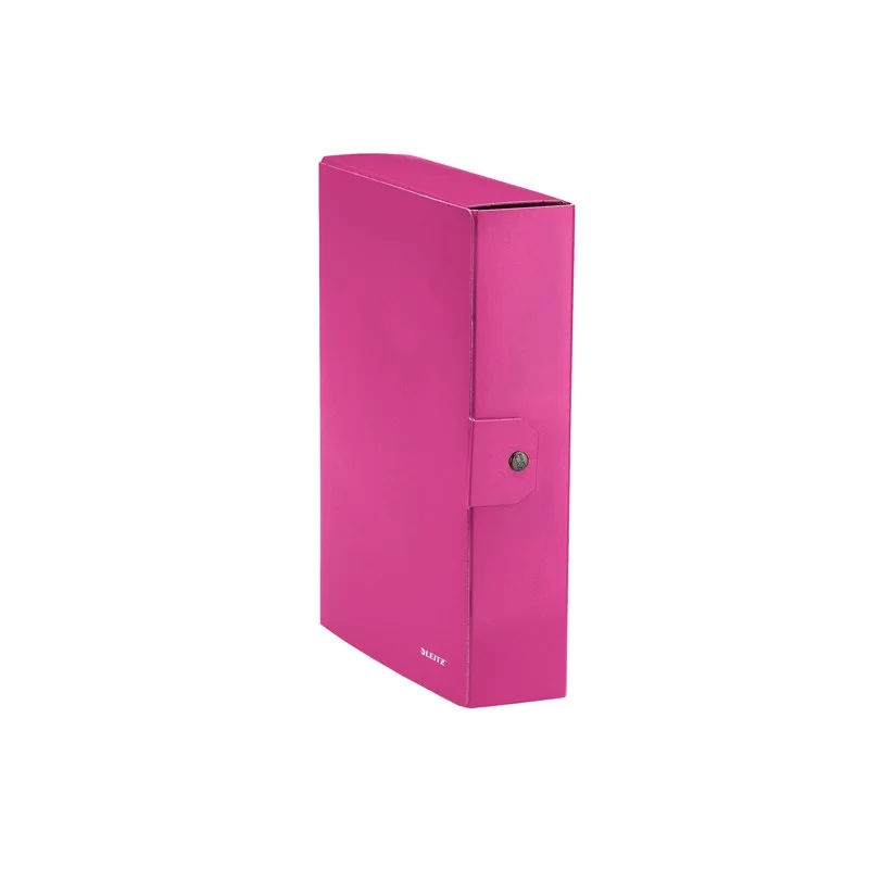 Scatola progetto WOW dorso 8cm fucsia metal LEITZ (Conf.5)