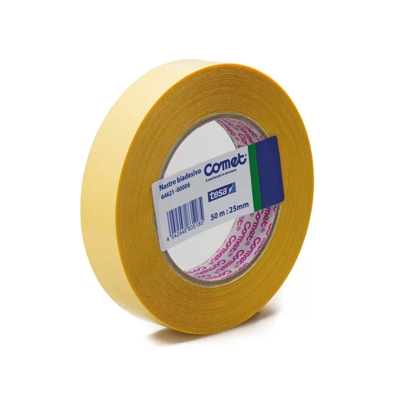 NASTRO BIADESIVO 50MTX25MM TRASP. 64-621 TERMO SINGOLO COMET