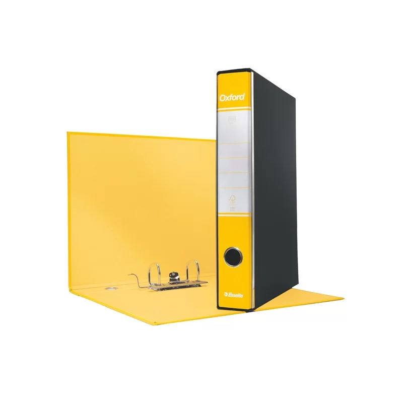 Registratore OXFORD G82 giallo dorso 5cm f.to commerciale ESSELTE (Conf.8)
