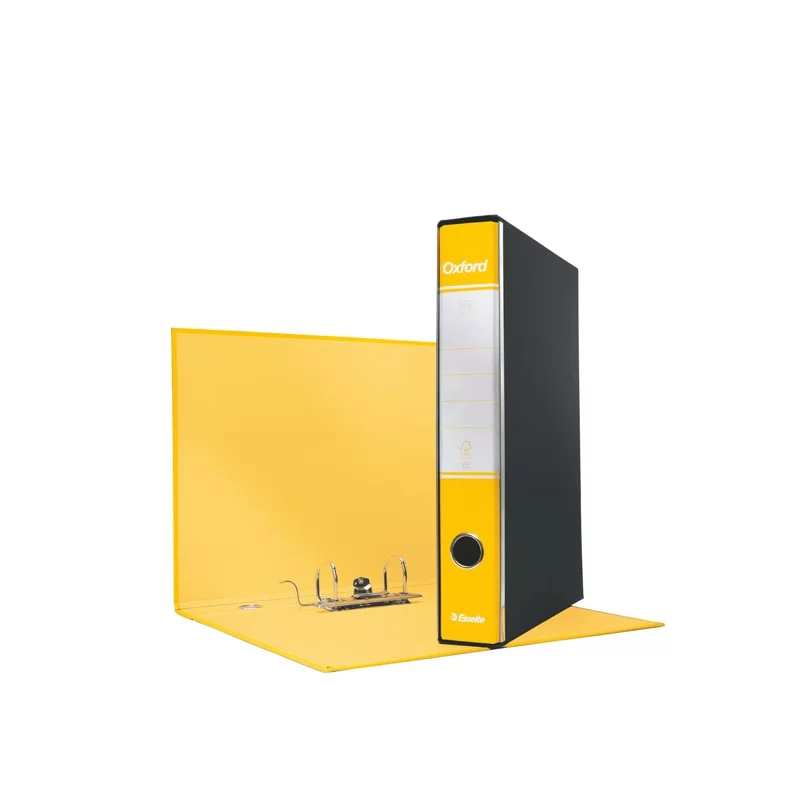 Registratore OXFORD G84 giallo dorso 5cm f.to protocollo ESSELTE (Conf.8)