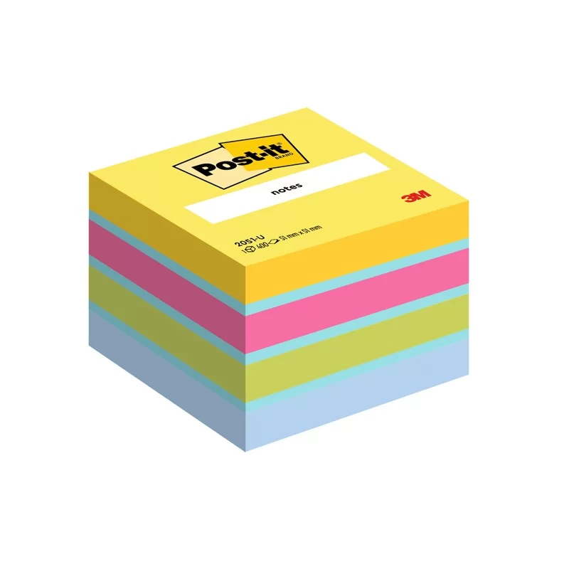 BLOCCO MINICUBO 400foglietti Post-it® 51x51mm 2051-U ULTRA