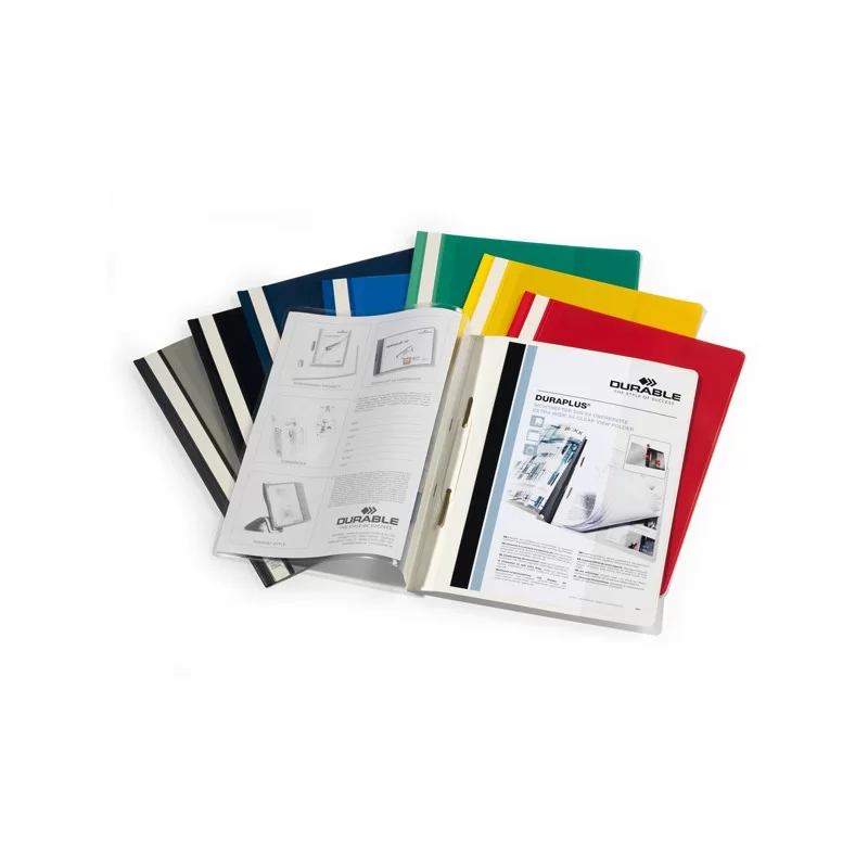 CARTELLINA A4 AD AGHI PERSONALIZZABILE BIANCO DURAPLUS 2579 (Conf.25)