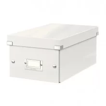 SCATOLA ARCHIVIO DVD CLICKSTORE BIANCO METAL