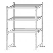 Scaffale Rang'Eco180 5 ripiani 100x35xH200cm - Modulo Base