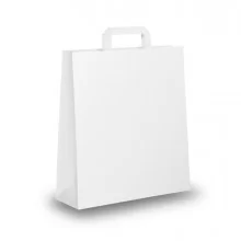 SCATOLA 250 SHOPPERS 36X12X41CM BIANCO NEUTRO PIATTINA