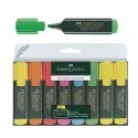 BUSTA 8 EVIDENZIATORI TEXTLINER 1548 FABER CASTELL FUORI CATALOGO