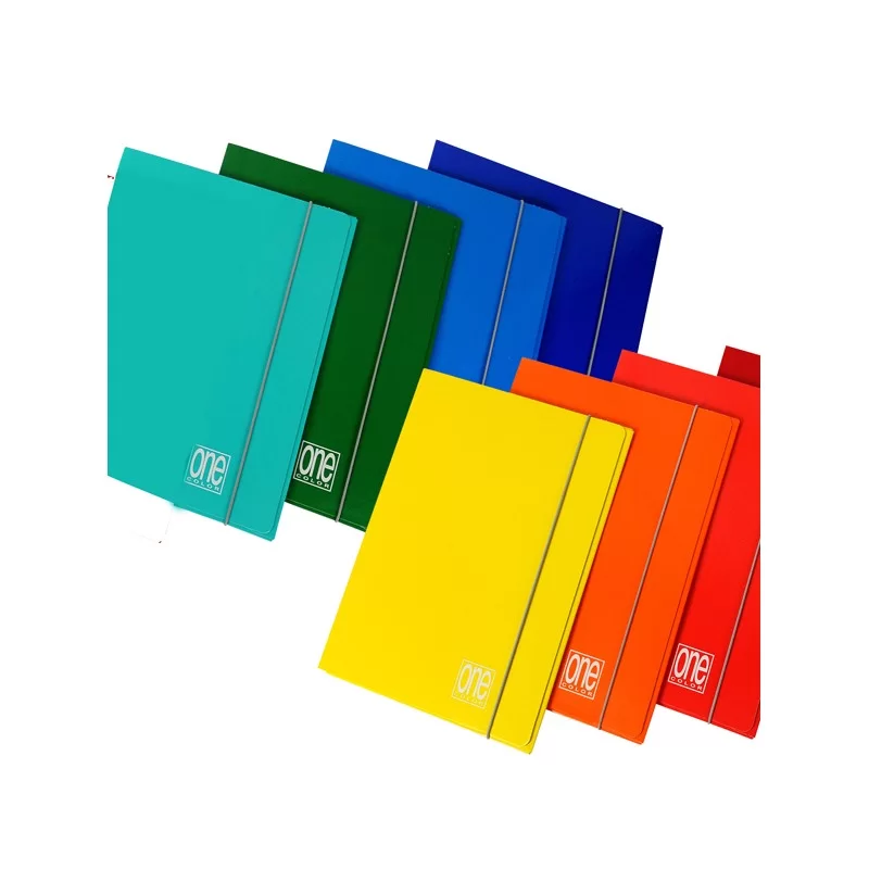 CARTELLA 3L C/ELASTICO 17x25cm ONE COLOR 2200 BLASETTI (Conf.10)