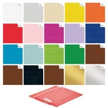 BUSTA 26fogli 50x70cm CARTA VELINA 20gr VERDE PRATO Rex Sadoch