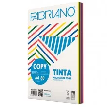 Carta Fabriano Colore A4 80gr 250fg mix 5 colori forti