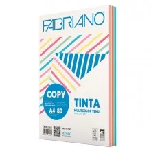 Carta Fabriano Colore A4 80gr 250fg mix 5 colori tenui FABRIANO
