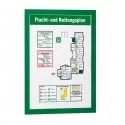 Cornice espositiva adesiva Duraframe® A4 21x29,7cm verde DURABLE (Conf.2)