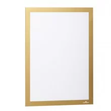 Cornice espositiva adesiva Duraframe® A4 21x29,7cm oro DURABLE (Conf.2)
