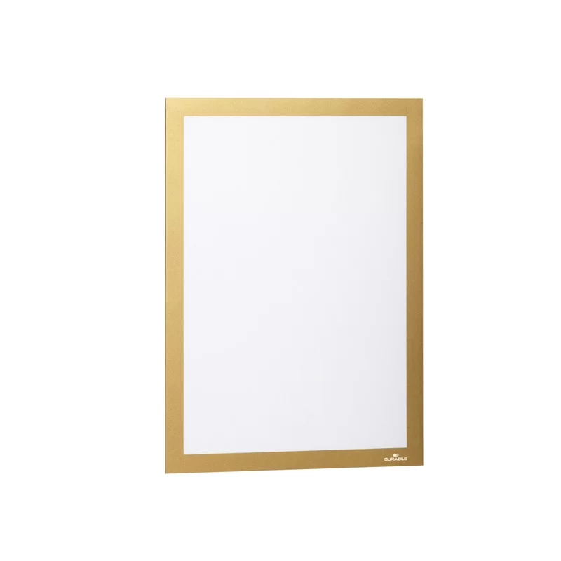 Cornice espositiva adesiva Duraframe® A4 21x29,7cm oro DURABLE (Conf.2)