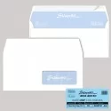 500 busteSILVER90 STRIP LASER FSC®bianca intern. c/finestra110x230mm 90gr Pigna