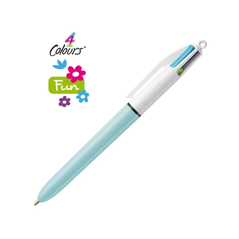 Scatola 12 penna sfera scatto 4 COLOURS™ FUN 1,0mm BIC