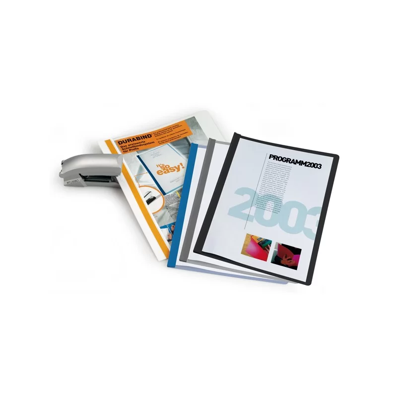 CARTELLINA A4 Durabind AZZURRO per RILEGATURA A PUNTI 2250 DURABLE (Conf.25)