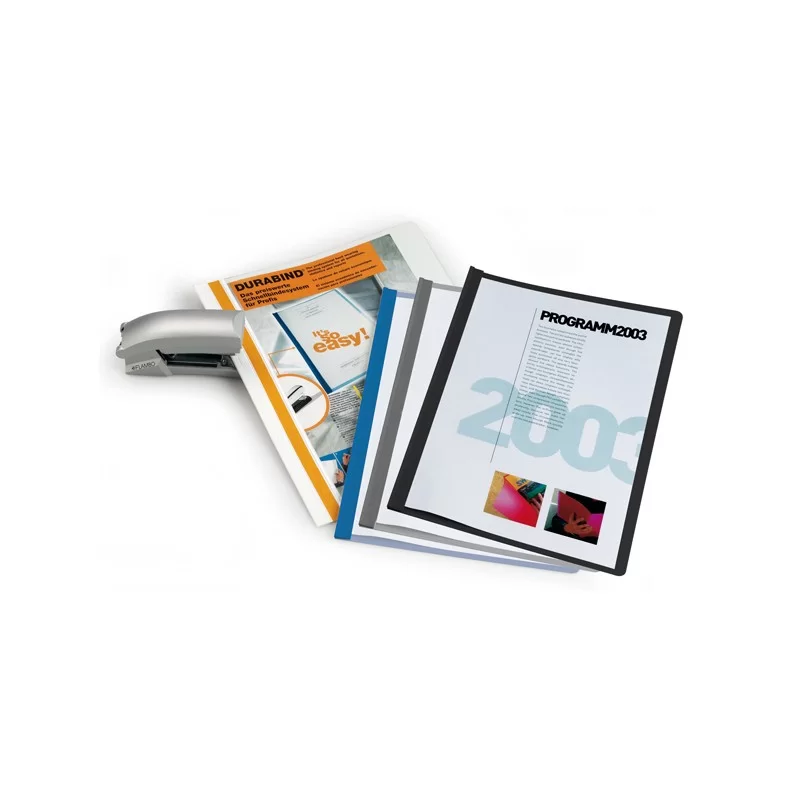 CARTELLINA A4 Durabind GRIGIO per RILEGATURA A PUNTI 2250 DURABLE (Conf.25)