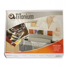 50 CARTELLINE TERMICHE 3mm BIANCO Grain Titanium