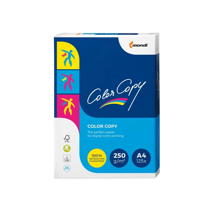 CARTA BIANCA COLOR COPY A4 210x297mm 250gr 125fg MONDI