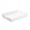 VASSOIO MULTIUSO 37,5x26,6xH6cm BIANCO LIVING