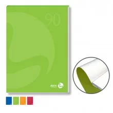 BLOCCO NOTES COLLATO lato corto A4 90gr 80fg 10mm copertina 250gr BM (Conf.5)