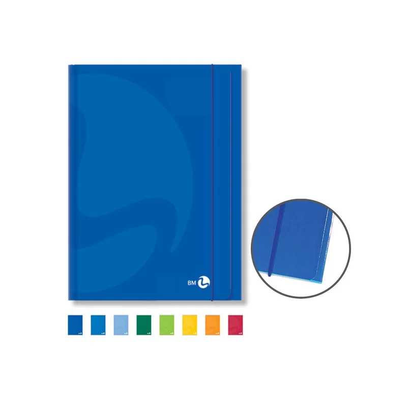 CARTELLA 3 LEMBI C/ELASTICO 25,5x35cm COLOR colori assortiti BM (Conf.10)