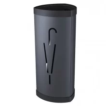 PORTAOMBRELLI in METALLO NERO H60cm Alba