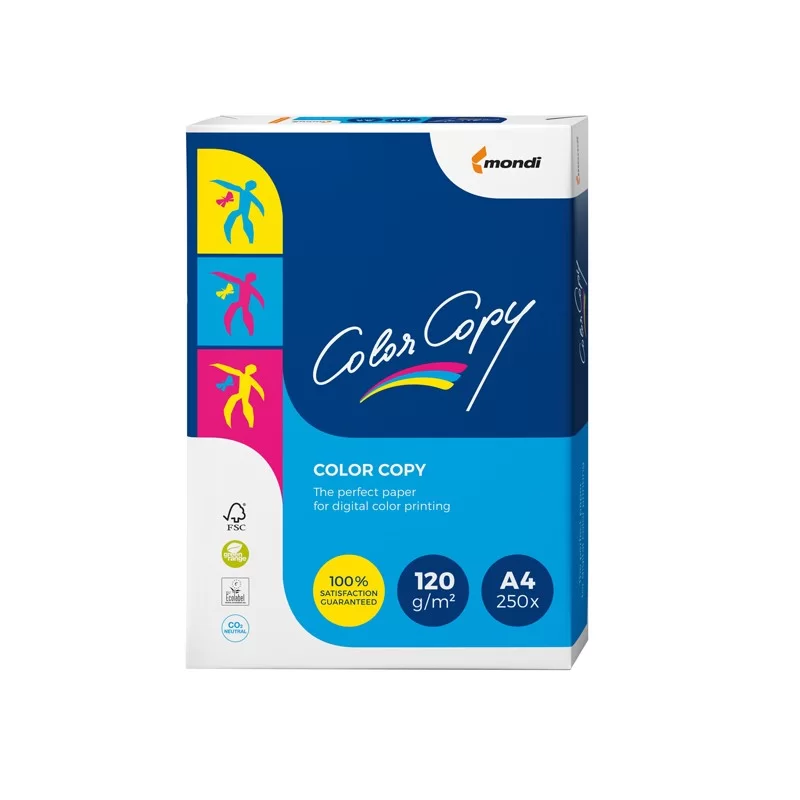 CARTA BIANCA COLOR COPY A4 210x297mm 120gr 250fg MONDI