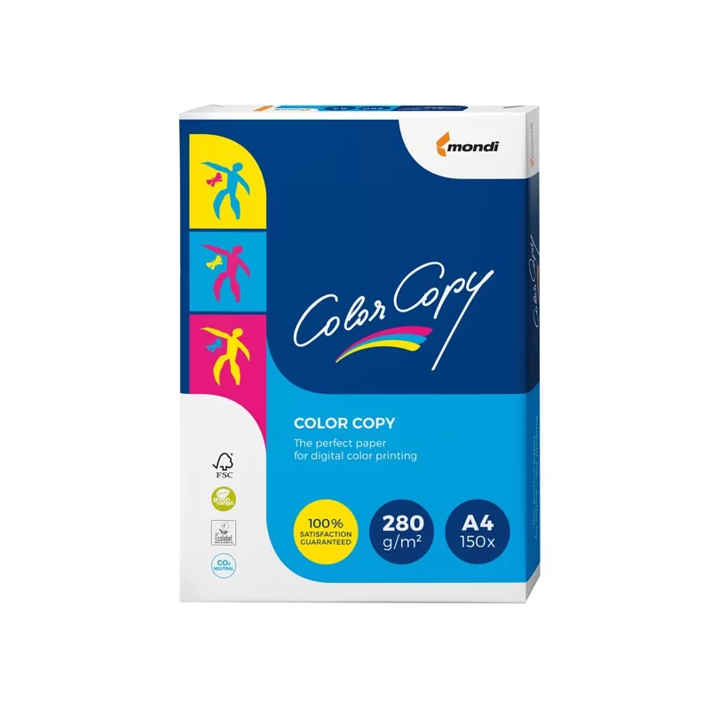 CARTA BIANCA COLOR COPY A4 210x297mm 280gr 150fg MONDI